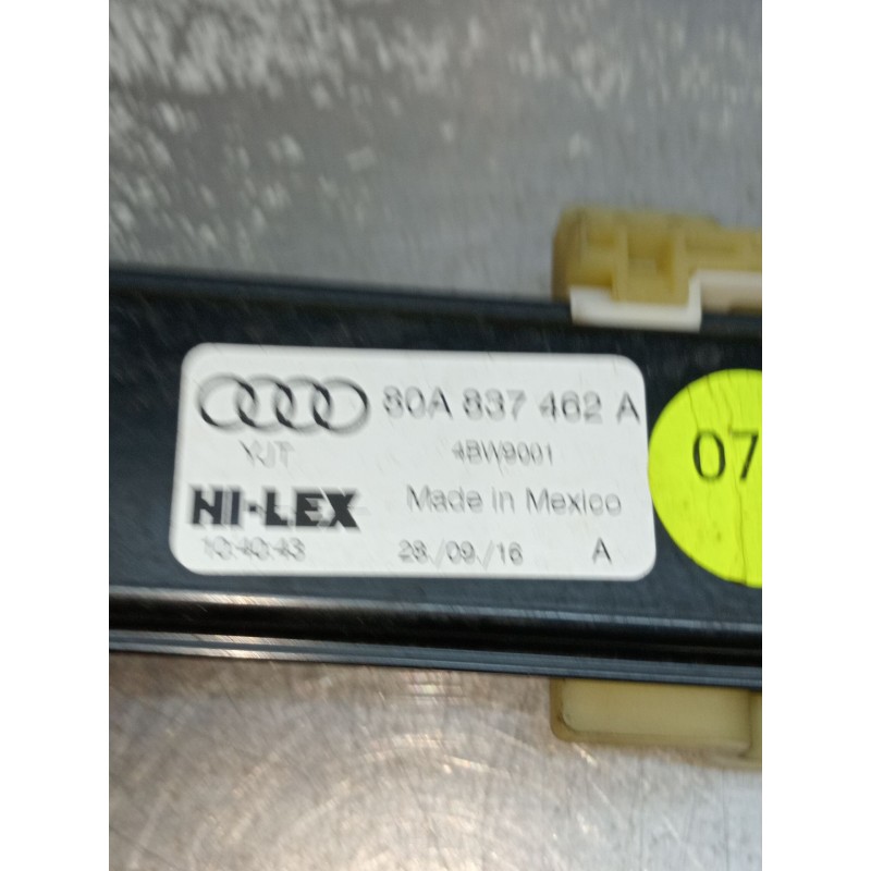 Recambio de elevalunas delantero derecho para audi q5 (fyb, fyg) 2.0 tdi quattro referencia OEM IAM 80A837462A 5P 