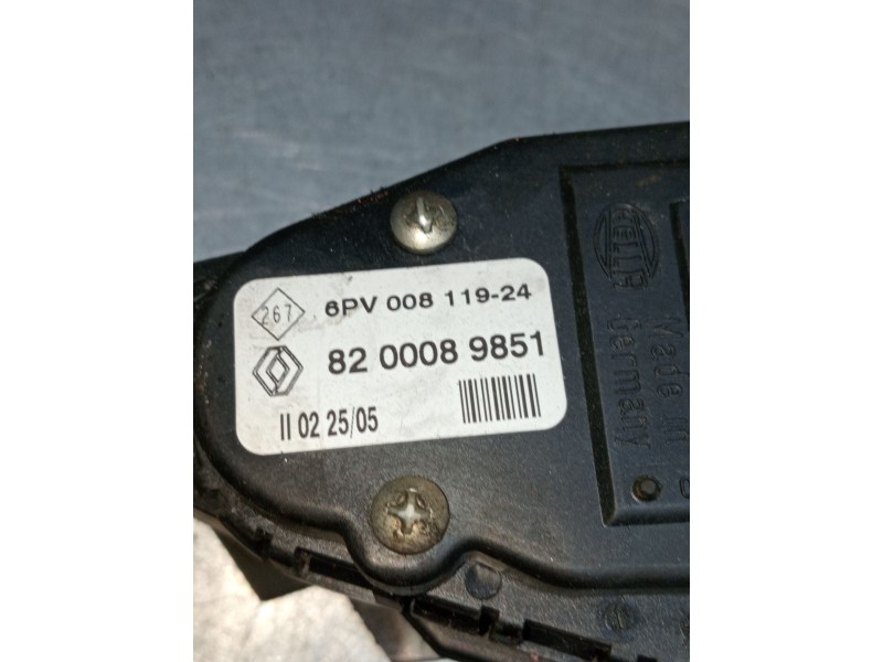 Recambio de potenciometro pedal para renault kangoo (kc0/1_) 1.5 dci (kc07) referencia OEM IAM 8200089851 6PV00811924 