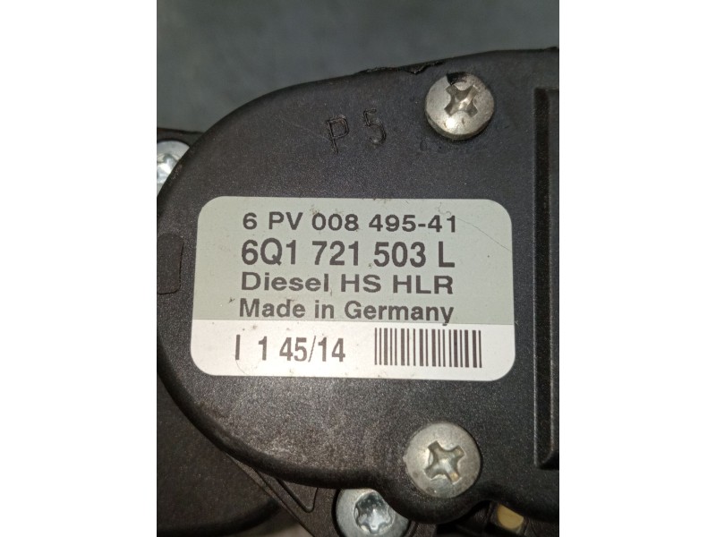 Recambio de potenciometro pedal para volkswagen golf iv variant (1j5) 1.9 tdi 4motion referencia OEM IAM 6Q1721503L 00849541 