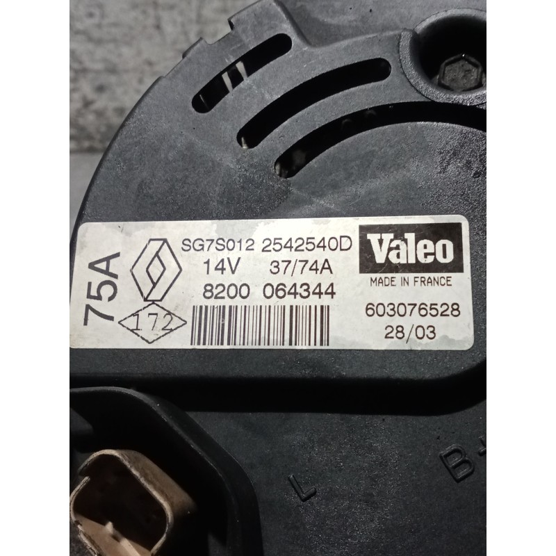 Recambio de alternador para renault clio ii (bb_, cb_) 1.2 (bb0a, bb0f, bb10, bb1k, bb28, bb2d, bb2h, cb0a,... referencia OEM IA