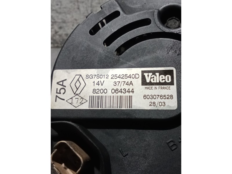 Recambio de alternador para renault clio ii (bb_, cb_) 1.2 (bb0a, bb0f, bb10, bb1k, bb28, bb2d, bb2h, cb0a,... referencia OEM IA