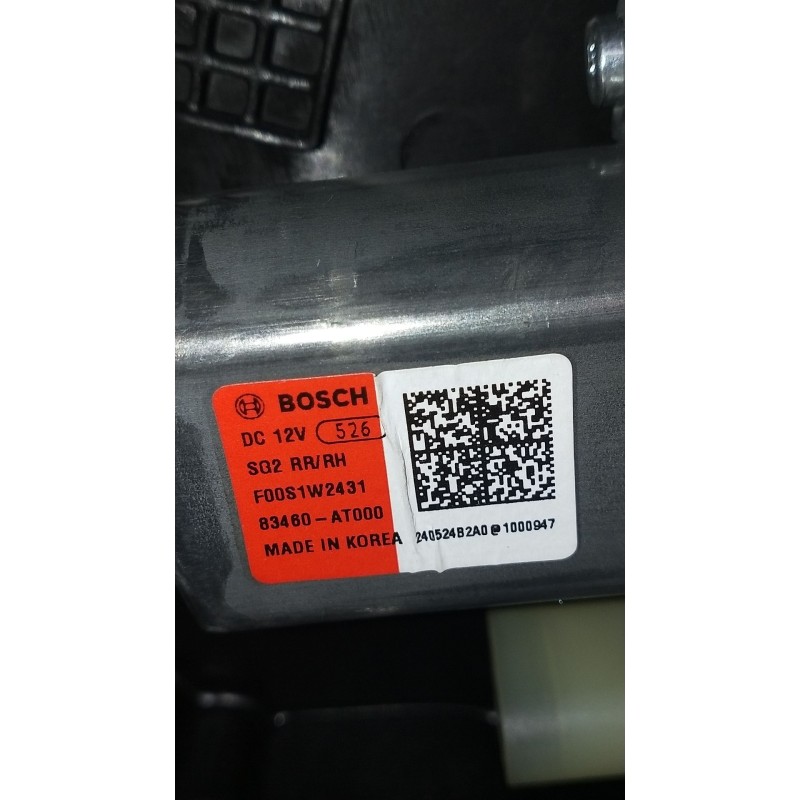Recambio de elevalunas trasero derecho para kia niro ii (sg2) 1.6 gdi hybrid referencia OEM IAM F00S1W2431 83460AT000 5P