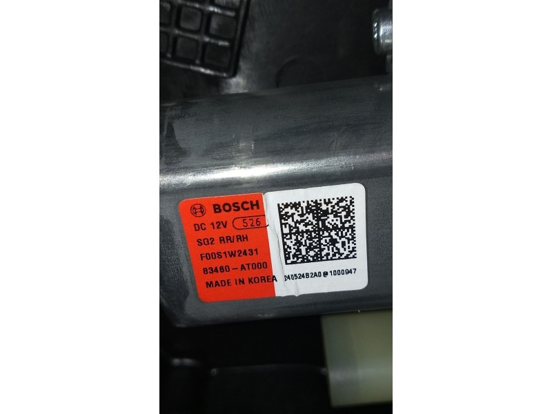 Recambio de elevalunas trasero derecho para kia niro ii (sg2) 1.6 gdi hybrid referencia OEM IAM F00S1W2431 83460AT000 5P