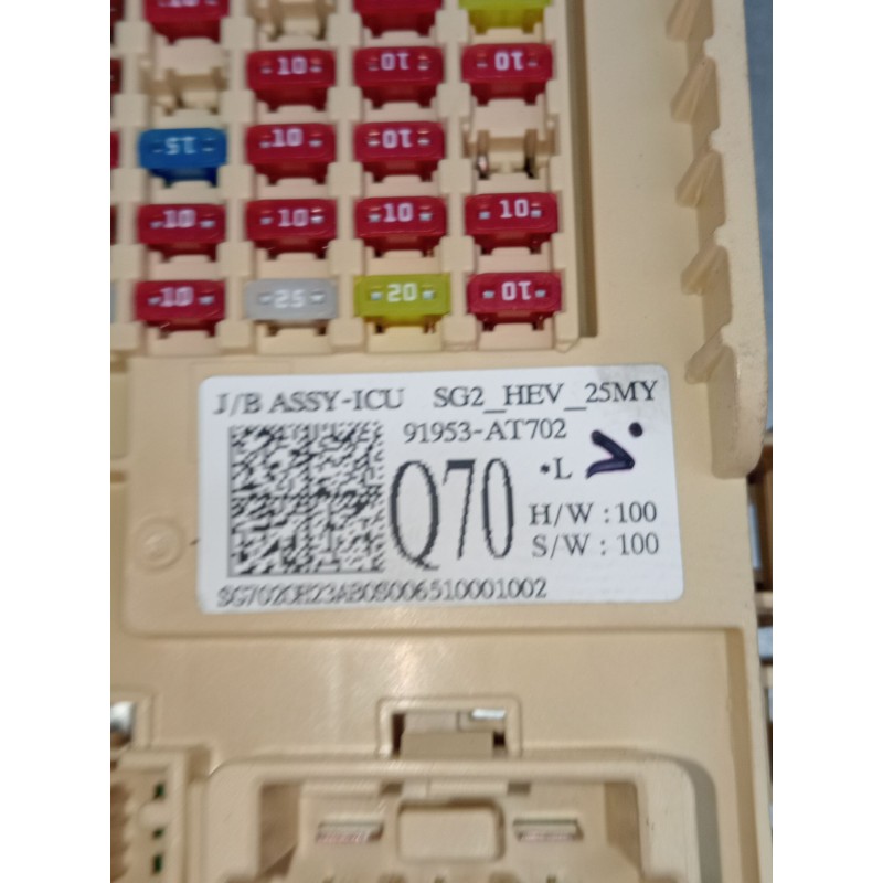 Recambio de caja reles / fusibles para kia niro ii (sg2) 1.6 gdi hybrid referencia OEM IAM 91953AT702 SG2HEV25MY 