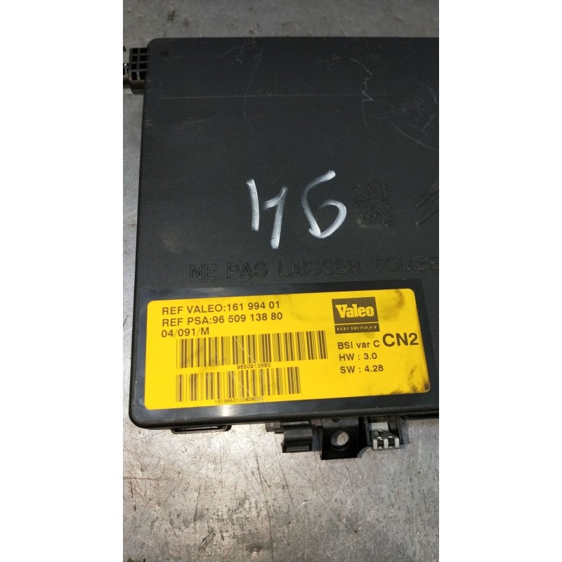 Recambio de caja reles / fusibles para citroën xsara coupé (n0) 2.0 hdi 90 referencia OEM IAM 9650913880 16199401 