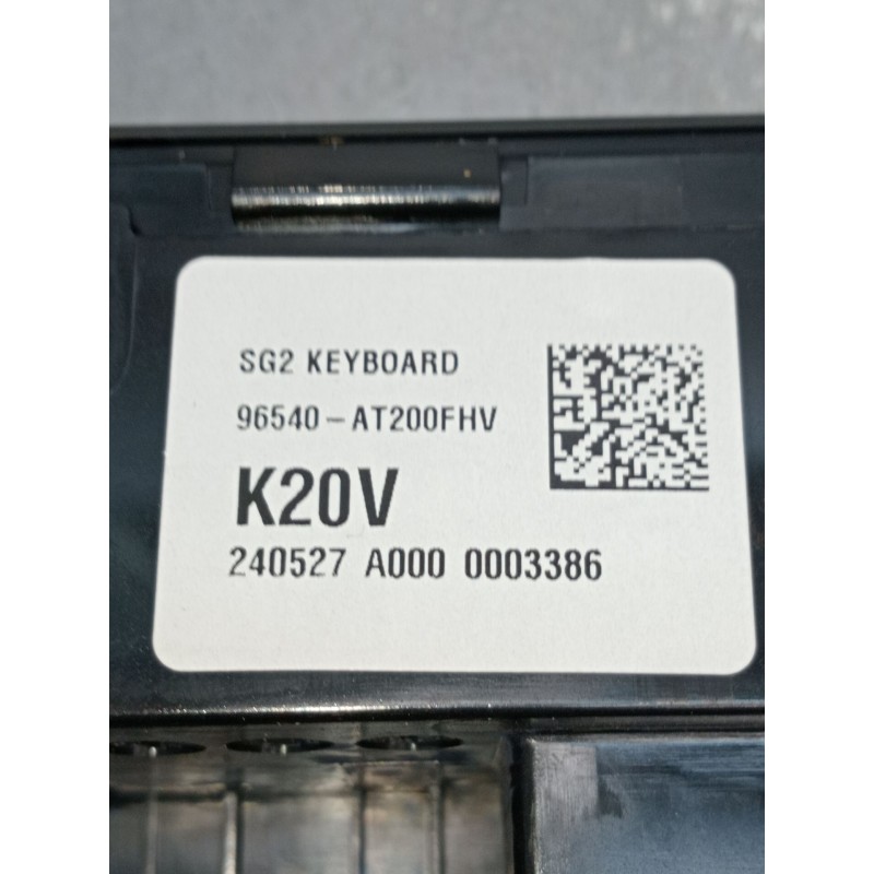 Recambio de mando calefaccion / aire acondicionado para kia niro ii (sg2) 1.6 gdi hybrid referencia OEM IAM 96540AT200FHV  VER F