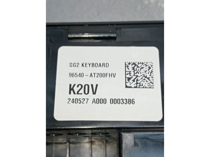 Recambio de mando calefaccion / aire acondicionado para kia niro ii (sg2) 1.6 gdi hybrid referencia OEM IAM 96540AT200FHV  VER F