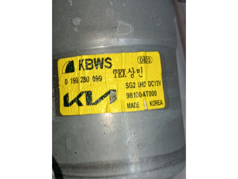 Recambio de motor limpia delantero para kia niro ii (sg2) 1.6 gdi hybrid referencia OEM IAM 0198230099 98100AT000 