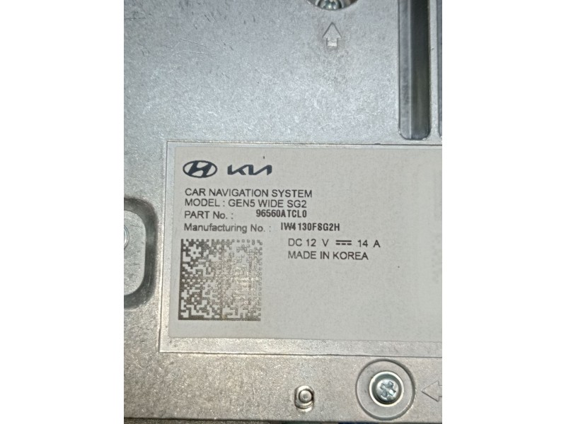 Recambio de sistema navegacion gps para kia niro ii (sg2) 1.6 gdi hybrid referencia OEM IAM 96560ATCL0  