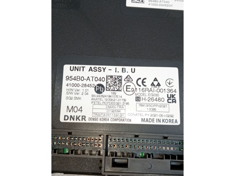 Recambio de modulo electronico para kia niro ii (sg2) 1.6 gdi hybrid referencia OEM IAM 954B0AT040 4100028452 