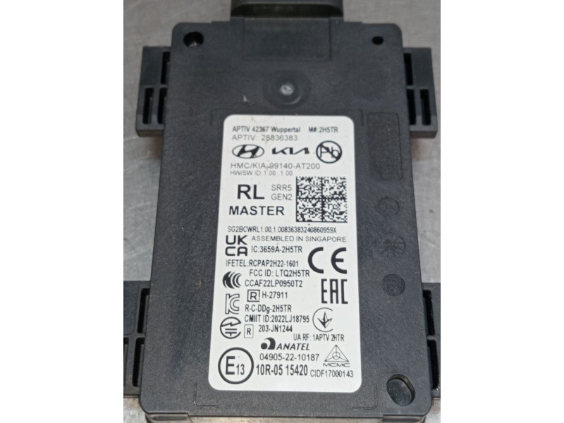 Recambio de modulo electronico para kia niro ii (sg2) 1.6 gdi hybrid referencia OEM IAM 99140AT200 28836383 