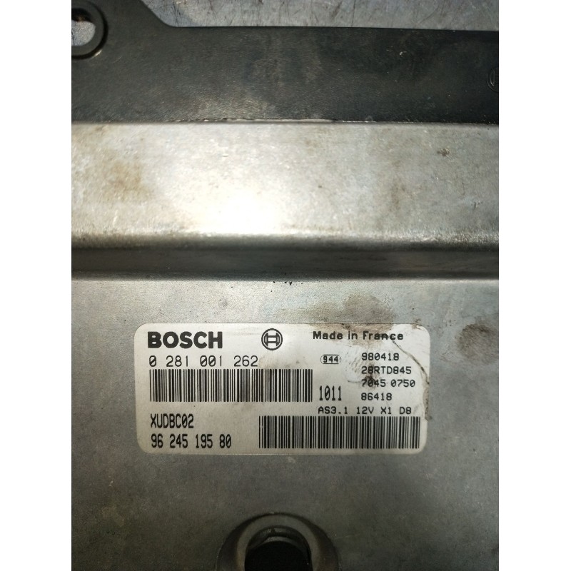 Recambio de centralita motor uce para citroën xantia (x1_, x2_) 1.9 turbo d referencia OEM IAM 0281001001262 9624519580 