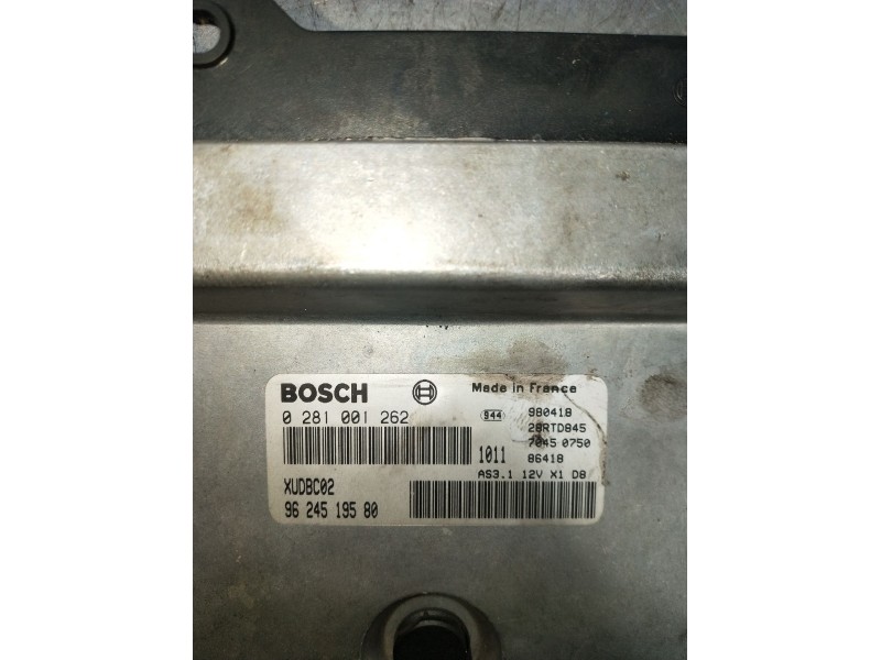 Recambio de centralita motor uce para citroën xantia (x1_, x2_) 1.9 turbo d referencia OEM IAM 0281001001262 9624519580 