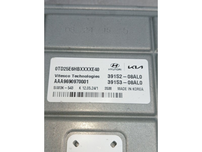 Recambio de centralita motor uce para kia niro ii (sg2) 1.6 gdi hybrid referencia OEM IAM 391S208AL0 391S308AL0 