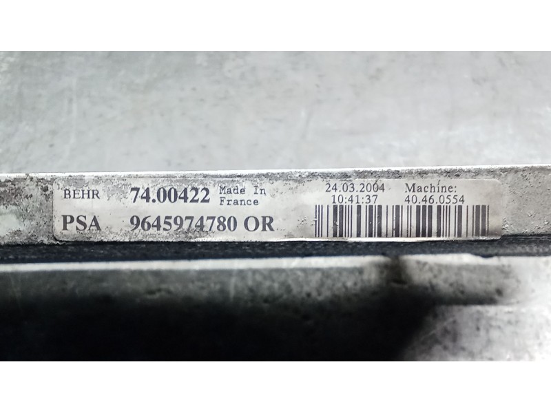 Recambio de condensador / radiador aire acondicionado para citroën xsara coupé (n0) 2.0 hdi 90 referencia OEM IAM 9645974780  