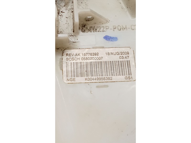 Recambio de bomba combustible para opel insignia a (g09) 1.8 (68) referencia OEM IAM 0580200007  