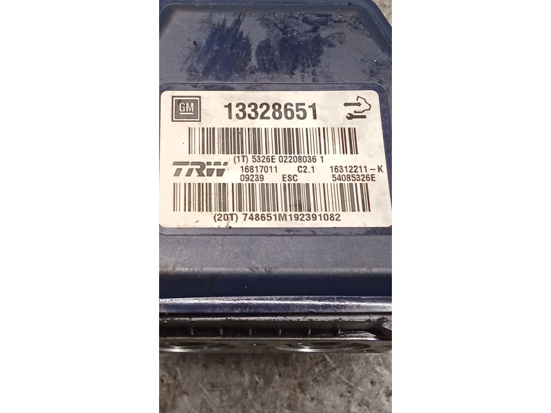Recambio de abs para opel insignia a (g09) 1.8 (68) referencia OEM IAM 13328651 16817011 16312211K 54085326E 133328651