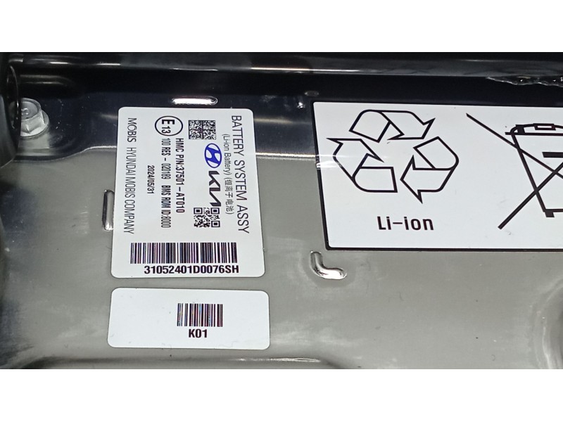 Recambio de bateria para kia niro ii (sg2) 1.6 gdi hybrid referencia OEM IAM 31052401D0076SH  
