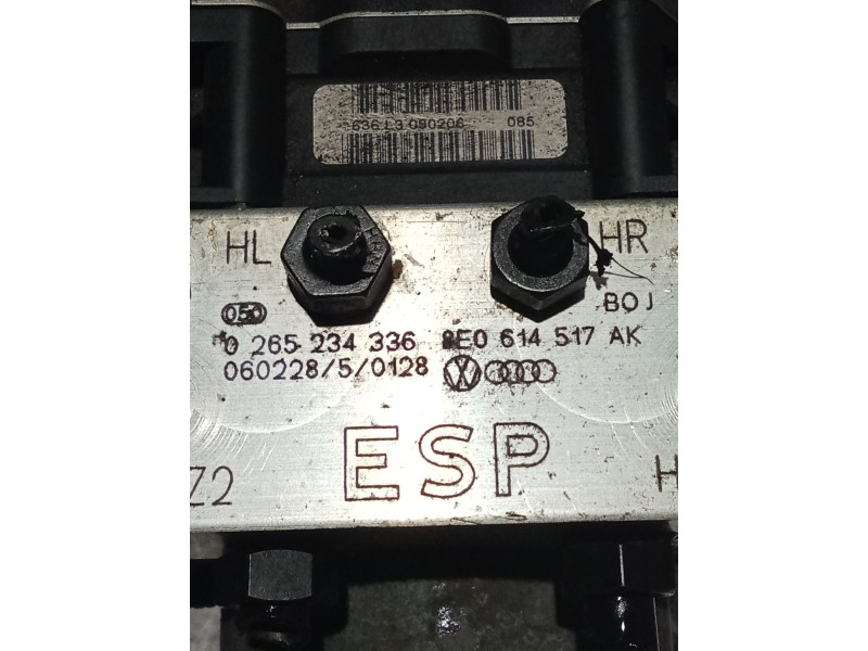 Recambio de abs para audi a4 b7 (8ec) 2.0 tdi 16v referencia OEM IAM 0265950474 0265234336 8E0614517AK