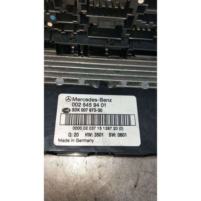 Recambio de caja reles / fusibles para mercedes-benz clase c t-model (s203) c 220 cdi (203.206) referencia OEM IAM 0025459401 5D