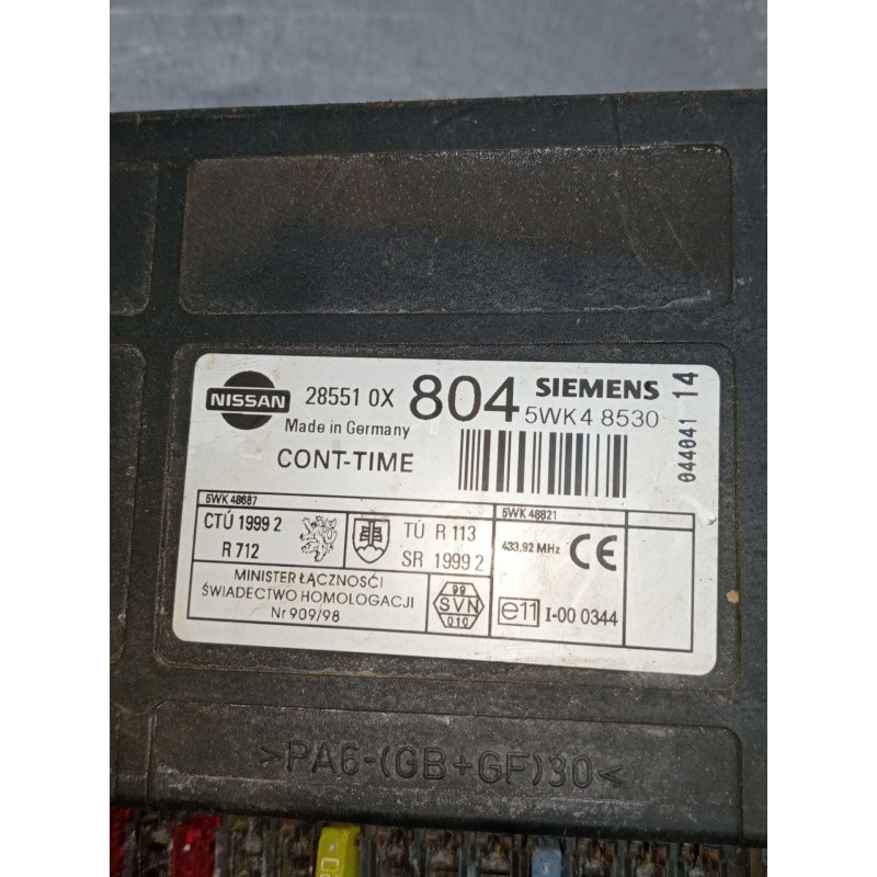 Recambio de caja reles / fusibles para nissan terrano ii (r20) 2.7 tdi 4wd referencia OEM IAM 5WK48530  