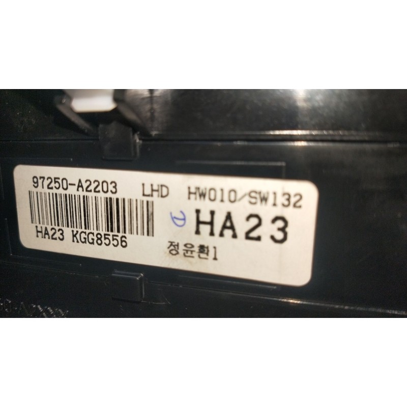 Recambio de mando calefaccion / aire acondicionado para kia cee´d (jd) 1.6 gt referencia OEM IAM 97250A2203LHD HA23KGG8556 