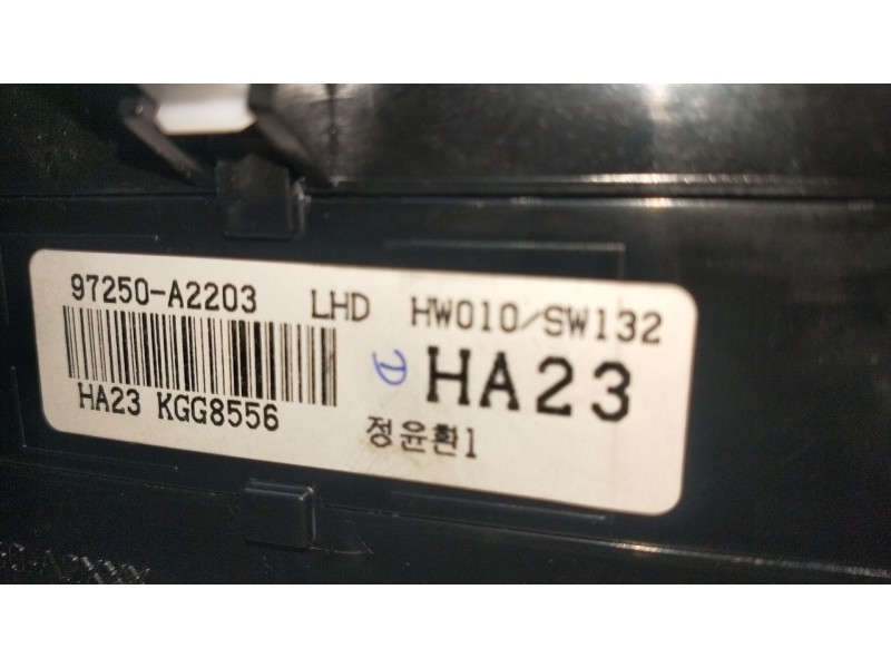 Recambio de mando calefaccion / aire acondicionado para kia cee´d (jd) 1.6 gt referencia OEM IAM 97250A2203LHD HA23KGG8556 