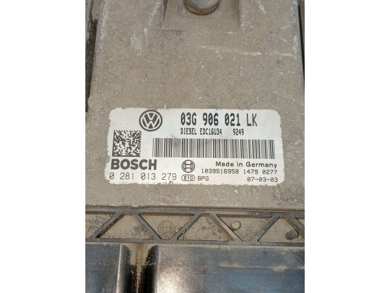 Recambio de centralita motor uce para seat leon (1p1) 1.9 tdi referencia OEM IAM 0281013279 03G906021LK 