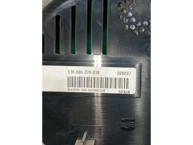 Recambio de cuadro instrumentos para seat leon (1p1) 1.9 tdi referencia OEM IAM 110080279018  