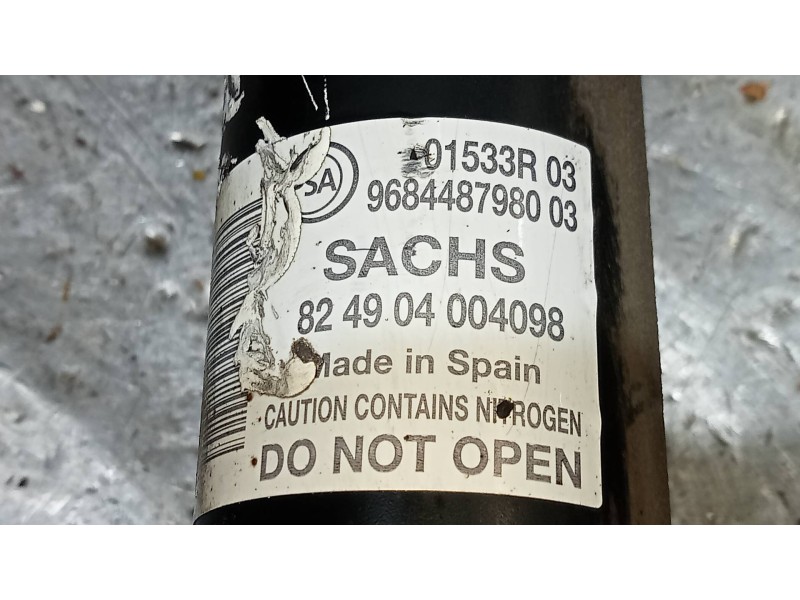 Recambio de amortiguador delantero izquierdo para peugeot partner kasten confort l1 referencia OEM IAM 9684487980 824904004098 