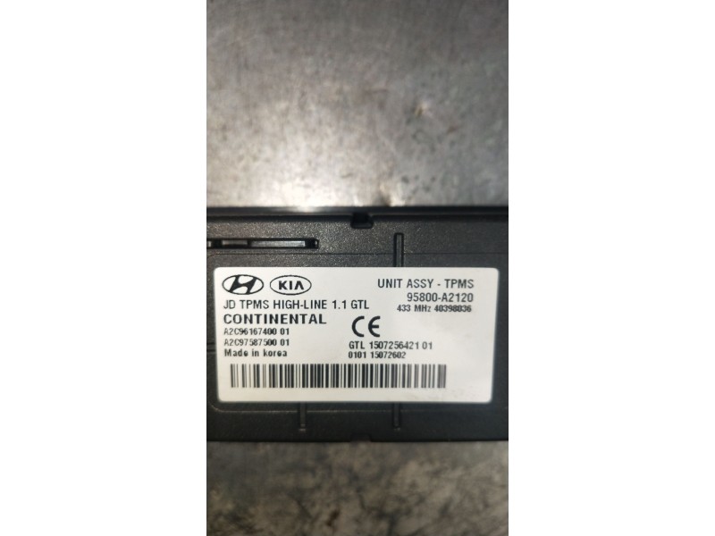 Recambio de modulo electronico para kia cee´d (jd) 1.6 gt referencia OEM IAM 95800A2120 4039836 