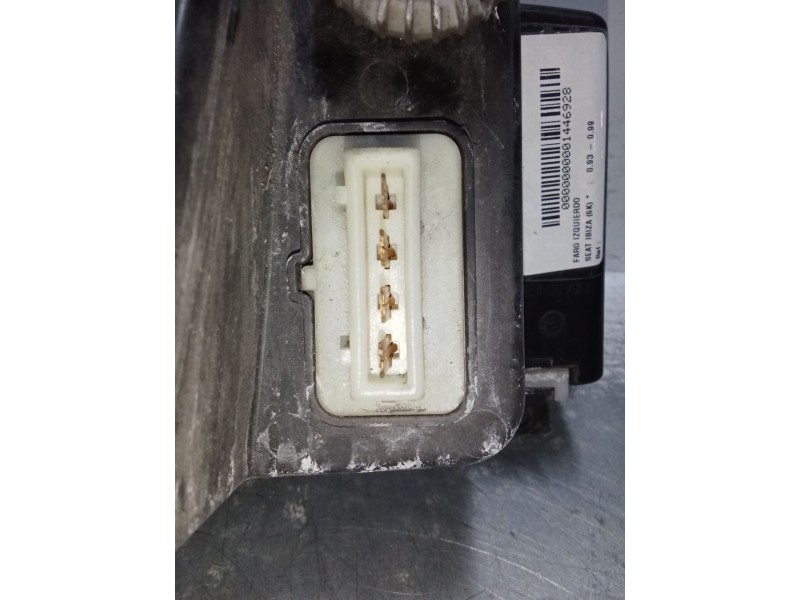 Recambio de faro izquierdo para seat ibiza (6k) 1.9 diesel cat (1y) referencia OEM IAM 6K0941009 67735411 