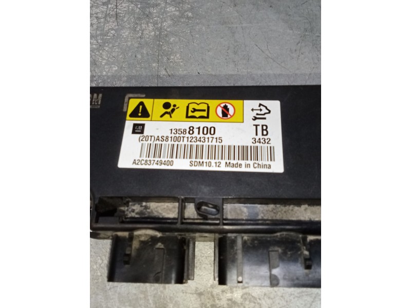 Recambio de centralita airbag para chevrolet aveo berlina hatchback ls referencia OEM IAM 13588100 AS8100T123431715 A2C83749400