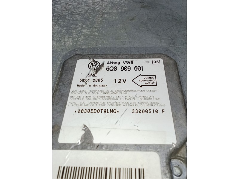 Recambio de centralita airbag para volkswagen polo berlina (6n2) conceptline referencia OEM IAM   