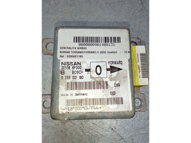 Recambio de centralita airbag para nissan terrano/terrano.ii (r20) comfort referencia OEM IAM 0285001190 285568F000 