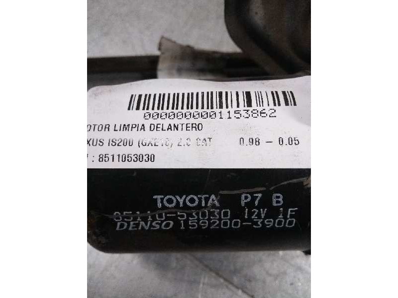 Recambio de motor limpia delantero para lexus is200 (gxe10) 2.0 cat referencia OEM IAM 8511053030 1592003900 