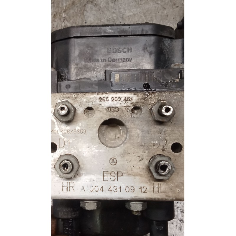 Recambio de abs para mercedes-benz clase a (w168) a 170 cdi (168.009, 168.109) referencia OEM IAM A0044310912 0265202461 0130108