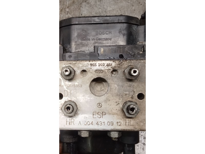 Recambio de abs para mercedes-benz clase a (w168) a 170 cdi (168.009, 168.109) referencia OEM IAM A0044310912 0265202461 0130108