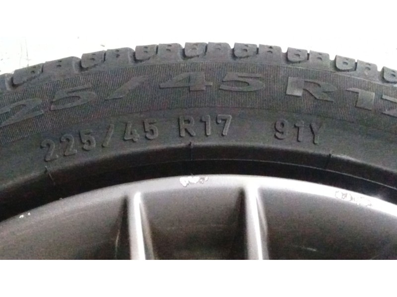 Recambio de juego llantas para seat leon sc (5f5) 1.4 tsi referencia OEM IAM 225/45 R17 91Y TIENEN RAYONAZOS VER FOTOS 