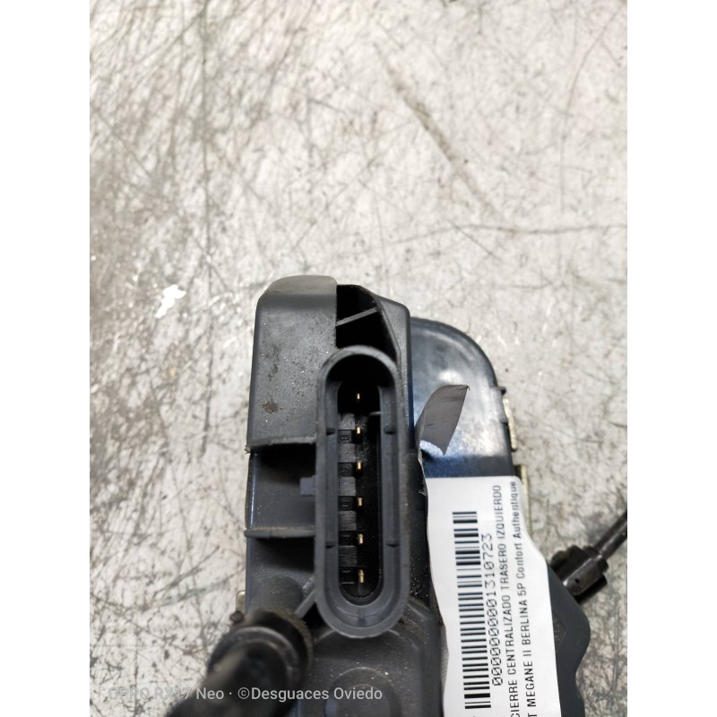 Recambio de motor cierre centralizado trasero izquierdo para renault megane ii berlina 5p confort authentique referencia OEM IAM