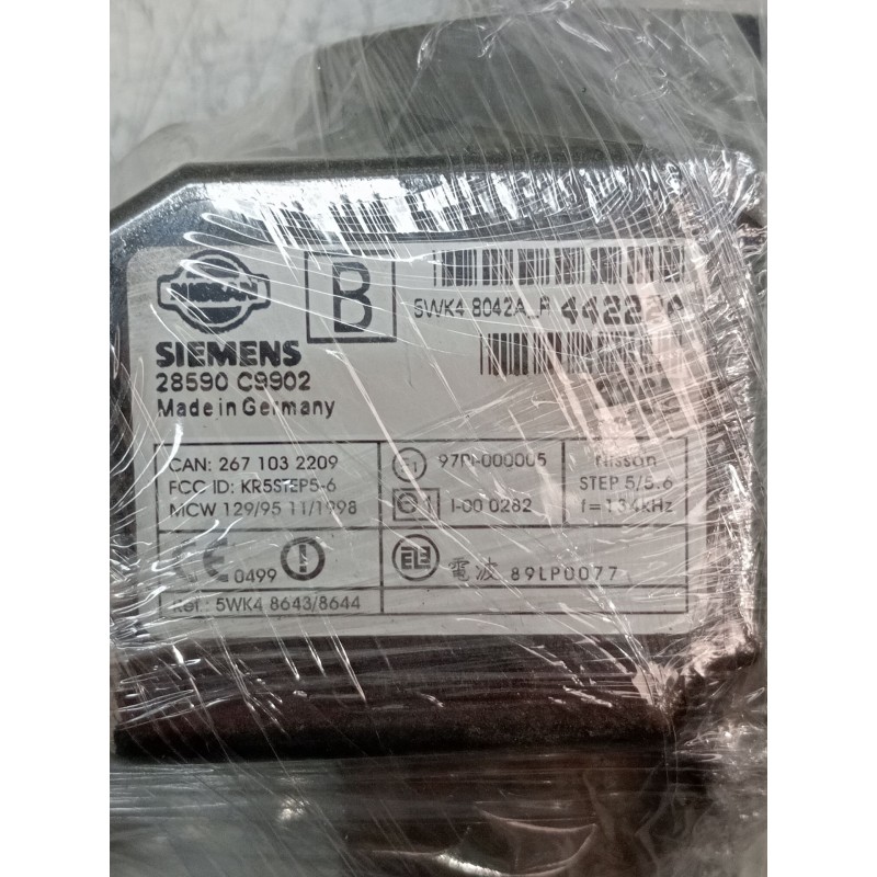 Recambio de conmutador de arranque para nissan terrano ii (r20) 2.7 tdi 4wd referencia OEM IAM 2859C9902 5WK48643 5WK48042A