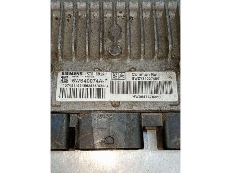 Recambio de centralita motor uce para suzuki vitara (et) hdi (se 420hdi) referencia OEM IAM 5WS40074AT HW9647476380 