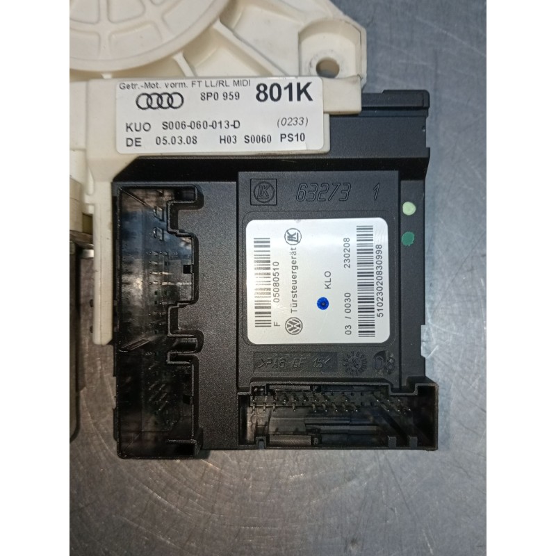 Recambio de elevalunas delantero izquierdo para audi a3 (8p1) 2.0 tdi 16v referencia OEM IAM 8P0959801K  