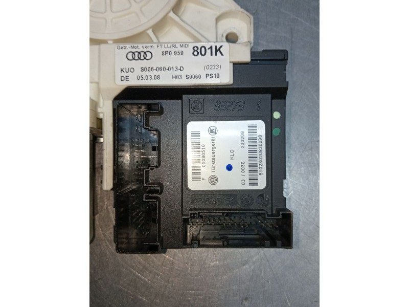 Recambio de elevalunas delantero izquierdo para audi a3 (8p1) 2.0 tdi 16v referencia OEM IAM 8P0959801K  