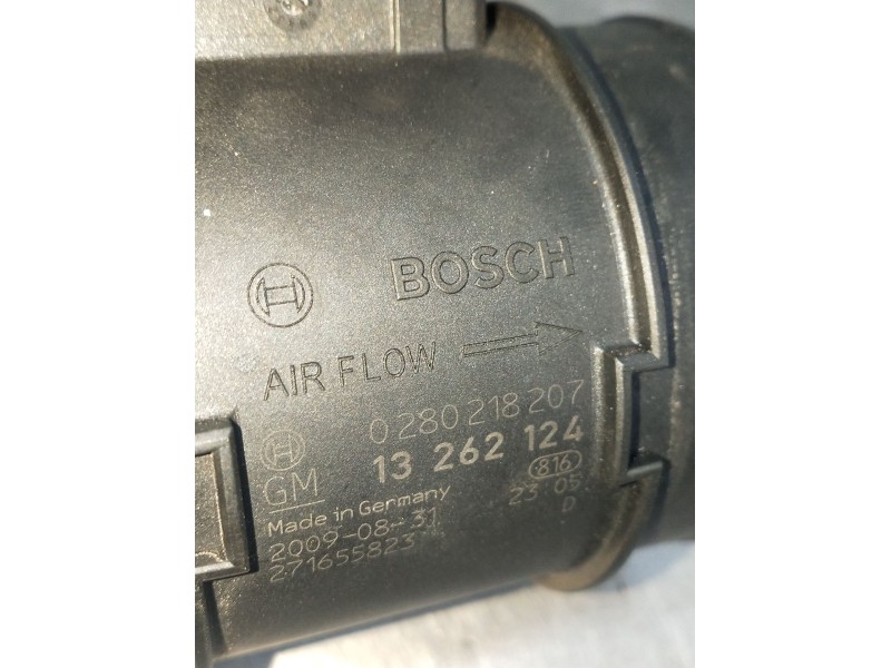 Recambio de caudalimetro para opel insignia a (g09) 1.8 (68) referencia OEM IAM 0280218207 13262124 
