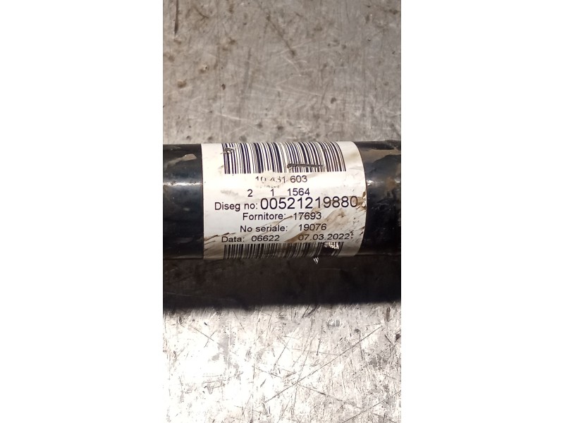 Recambio de transmision delantera derecha para fiat 500 312 1.0 hybrid referencia OEM IAM 00521219880  