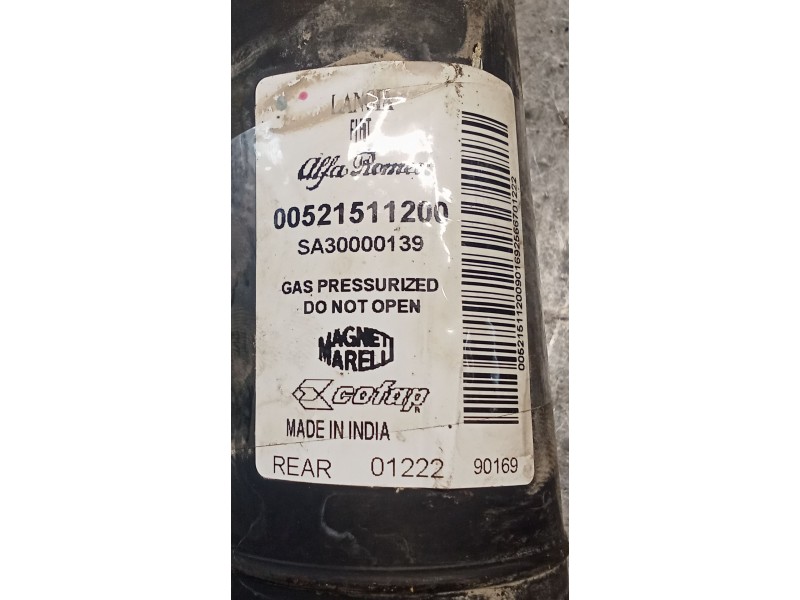 Recambio de amortiguador trasero izquierdo para fiat 500 312 1.0 hybrid referencia OEM IAM 00521511200  