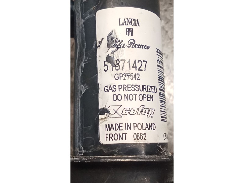 Recambio de amortiguador delantero izquierdo para fiat 500 312 1.0 hybrid referencia OEM IAM 51871427  