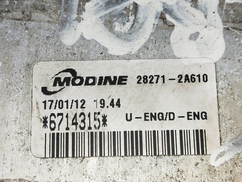 Recambio de intercooler para hyundai i30cw 1.6 crdi cat referencia OEM IAM 282712A610 6714315 