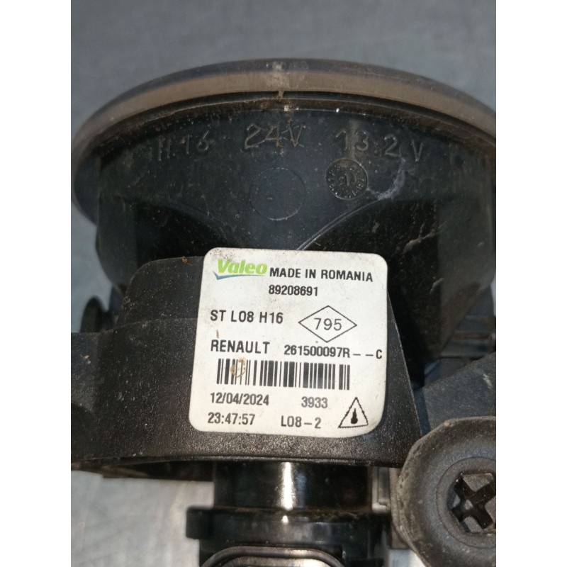 Recambio de faro antiniebla izquierdo para dacia sandero iii 1.0 tce 90 eco-g referencia OEM IAM 89208691 261500097R 